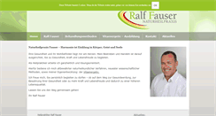 Desktop Screenshot of praxis-fauser.de