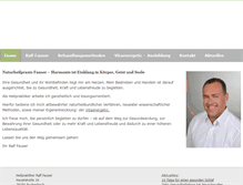 Tablet Screenshot of praxis-fauser.de